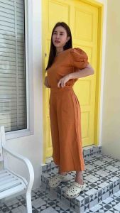 ชุดเซ็ต เสื้อคอกลมแขนบอลลูน สินค้าพร้อมส่ง