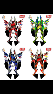 Stiker Striping Berkualitas Tinggi untuk Motor SUPRA Fit R 2006