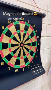 Magnetic Dartboard Dart Suits Double Size Family Game Boardgames 磁性飞镖靶