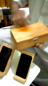 Tempat Perhiasan Kayu Jati Estetik 20x10x6 cm