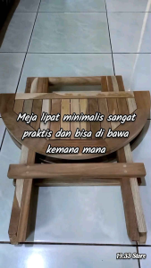 Meja Lipat Minimalis Kayu Jati / Meja Kopi / Meja Tamu / Meja Kayu Jati / Meja Minimalis