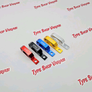 Braket Selang Rem Extreme Original Full CNC Anti Karat Model Kotak Universal Untuk Semua Motor - Penjepit Selang Rem - COD