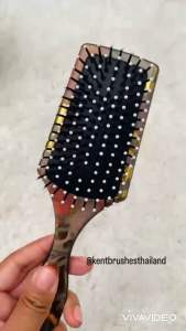 หวีแปรง KENT Floral Cushioned Paddle Brush จากประเทศอังกฤษ