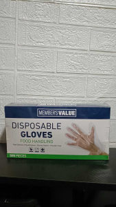 New Packaging SNR MEMBERS VALUE DISPOSABLE GLOVES 500counts
