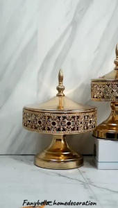 Pajangan Mewah Sultan Emas Gold Motif Lebaran Dekorasi Rumah