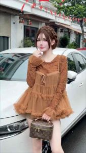 Set Áo Voan Mix Áo Hai Dây Bồng QC