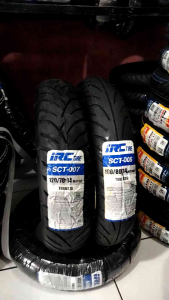 Ban IRC matic ukuran 100/80 dan 120/70 ring 14 tubles pcx150 vario150