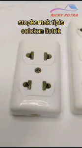 Stopkontak Tipis 2 3 4 lubang / Colokan listrik / Terminal Listrik