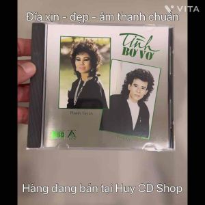 Đĩa CD Tuấn Vũ Thanh Tuyền Tình bơ vơ Nhạc vàng trữ tình Bolero Đĩa lòng Trắng Chất Lượng cao Âm Thanh chuẩn HUY CD SHOP