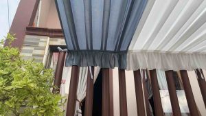 Plafon garis ukuran 3 x 45 meter