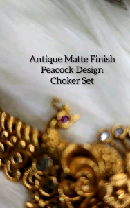 Haseenas Antique Matte Finish Choker Set