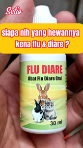 Obat Flu & Diare Kelinci Ayam Isi 30 ml: Solusi Manjur