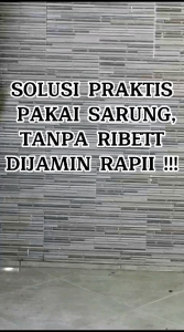 Sarung celana wadimor full tertutup depan belakang | sarung dewasa | sarung sirwal | sarung instan | sarung praktis | sarung polos tumpal motif kembang| celana sarung wadimor full tertutup depan belakang hitam polos putih polos