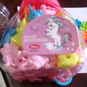 Pensil warna warni kuda poni 40 pcs ( 1 toples)