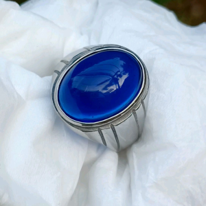 CINCIN BATU BLUE KING SAFIER RING TITANIUM SUPER