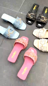 Sandal Selop Heel Wanita & Sandal Heel 3cm Parias DD