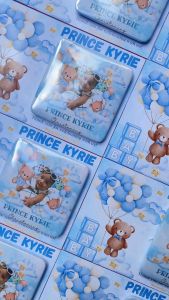 Personalized Photo ref Magnets 2"x2" Inch Party Favor Baptism Birthday ChristeningDebut Souvenir