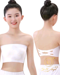 Sis & Angel Padded Tube Bra Elastic Extender 3 Hook Modal Ice Silk Strapless Straight Design - T003