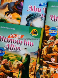 Paket Isi 8 Buku Anak Seri Kisah Sahabat Nabi Bilingual Bergambar Full Colour - Serba Jaya
