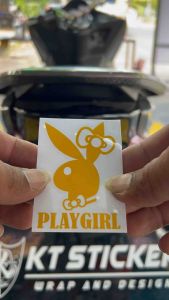 สติกเกอร์PLAYGIRL (ชิ้น)สะท้อนแสง แบบตัด พร้อมส่ง