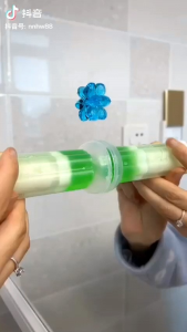 KOREAN TOILET BATHROOM PUSH TYPE SCRUBBLE BUBBLE CLEANER TOILET CLEANERS FRAGRANCE FRESHENER GEL PEWANGI TANDAS BATHROOM FRAGRANCE 马桶小花