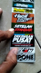 STIKER KATA KATA | STIKER PACK | STIKER VYNIL | STIKER ANTI AIR | STIKER  17 BIJI