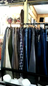 Celana Cargo Jeans Panjang Pria Stretch Denim Melar Tebal Size 28-33