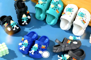 SHUTA Kids Clog for boys With Cartoons design (LJ3057-1)