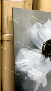 with frame botanic flower painting printing canvas home decorating made in Malaysia
