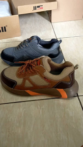 Sepatu Safety Sporty Sneakers 83 Chocolate Dan 87 Grey Ujung Besi