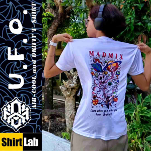 Shirtlab Clothing UFO Design Drifit ActiveDry T-Shirt for Men & Women – Quick Dry Lightweight Breathable Sublimation Print Casual Sports Shirt