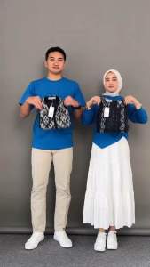 ellsa fashion~baju tenun ethnik dress new padma hitam dan kemejabaju kondanganbaju couple pasangan kekinian