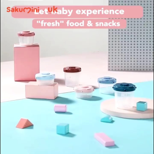 Sakumini Tempat Makan Mpasi Bayi Airtight Baby Food Container Set Isi 3