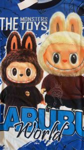Setelan Baju Anak Motif LABUBU untuk Usia 2 sampai 12 Tahun