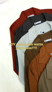 Jaket Tebal Blazer Wanita Polos Bandung Arami Coat Ginger