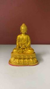 Tượng Phật A Di Đà đồng thau sơn tĩnh điện