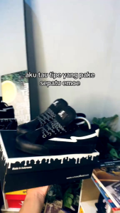 Kekinian>> EMOE - BUBBLE - REFLEKTIVE Sneakers Gendut Menyala Dalam Kegelapan - Sepatu Kanvas Sekolah Kasual Liburan - Sepatu Skena 36-43