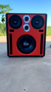 ลำโพงบลูทูธซับ 10" กลาง6.5" แหลม4" พร้อมฟังบลูทูธได้ ใช้ไมค์ได้ 2 ตัว วิทยุ FM แฟลชไดร์ฟ USB ใช้ไฟบ้านและไฟแบตรถยนต์ 12v