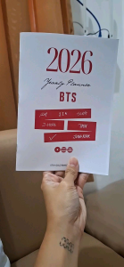 B T S BANGTAN 2026 PLANNER