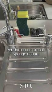 Fuji Rak Sponge Dapur Cuci Piring Sabun Mandi Nordic Style Serbaguna
