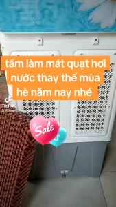 Quạt hơi nước 45 lít siêu tiết kiệm điện làm mát nhanh êm ái giảm 15 độ