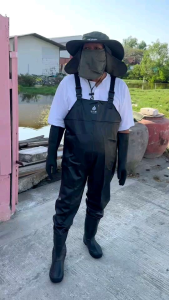 2023 ใหม่ ชุดเอี้ยมpvcกันน้ำ ชุดเอี้ยมกันน้ำท่วมสูง  ชุดทำสวนทำนา  ชุดทำฟาร์ม ชุดป้องการสารเคมี ชุดทำเกษตร ชุดทำประมง ชุดลอกท่อ ชุดขุดบ่อ