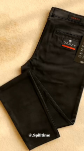 Celana Chino Pria Slim Fit Warna Abu Tua/Cream/Coklat/Mocca