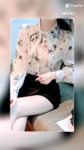 TM 2281 Kemeja Shannon big collar import