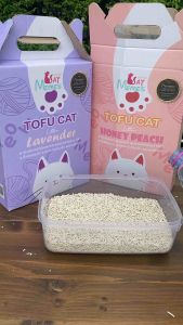 Catmemes ทรายมีมส์เต้าหู้พรีเมี่ยม กลิ่นฮันนี่พีช 6L