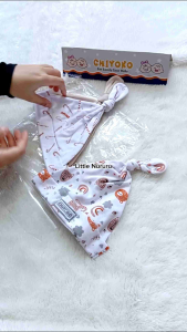 Serian Cokelat Susu Coksu- 3 Pcs Topi Kupluk Bayi Baru Lahir Topi Bayi 0 - 3 Bulan SNI