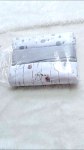 Bedong Bayi Bahan Kaos 3 Pcs Grey Series Chiyo 110 x 90 CM