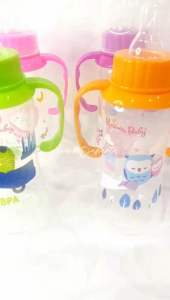 Paling dicari Botol susu baby lucu ada handle 250ml / botol susu bayi handle murah