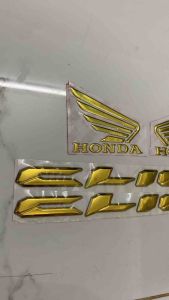 Bộ tem nổi Honda Click Thái 2018 màu crôm vàng hàng nhập thái chất lượng cao dành trang trí riêng cho dòng xe này tem nổi màu sắc cực đẹp và bềngiá bán cực tốt bán lẻ như bán sỉ Liên hệ gặp hải