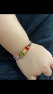 GELANG TRIDATU BATU KRISTAL TIBET untuk Bayi dan Anak